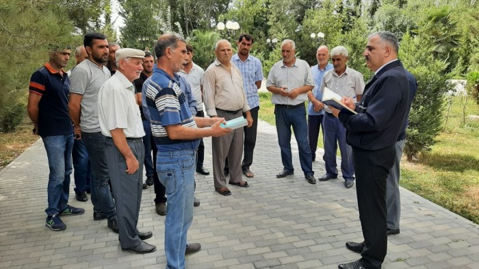 “Səyyar qəbul otağı” bu dəfə Sabirabad sakinlərinin ixtiyarına verildi - FOTO